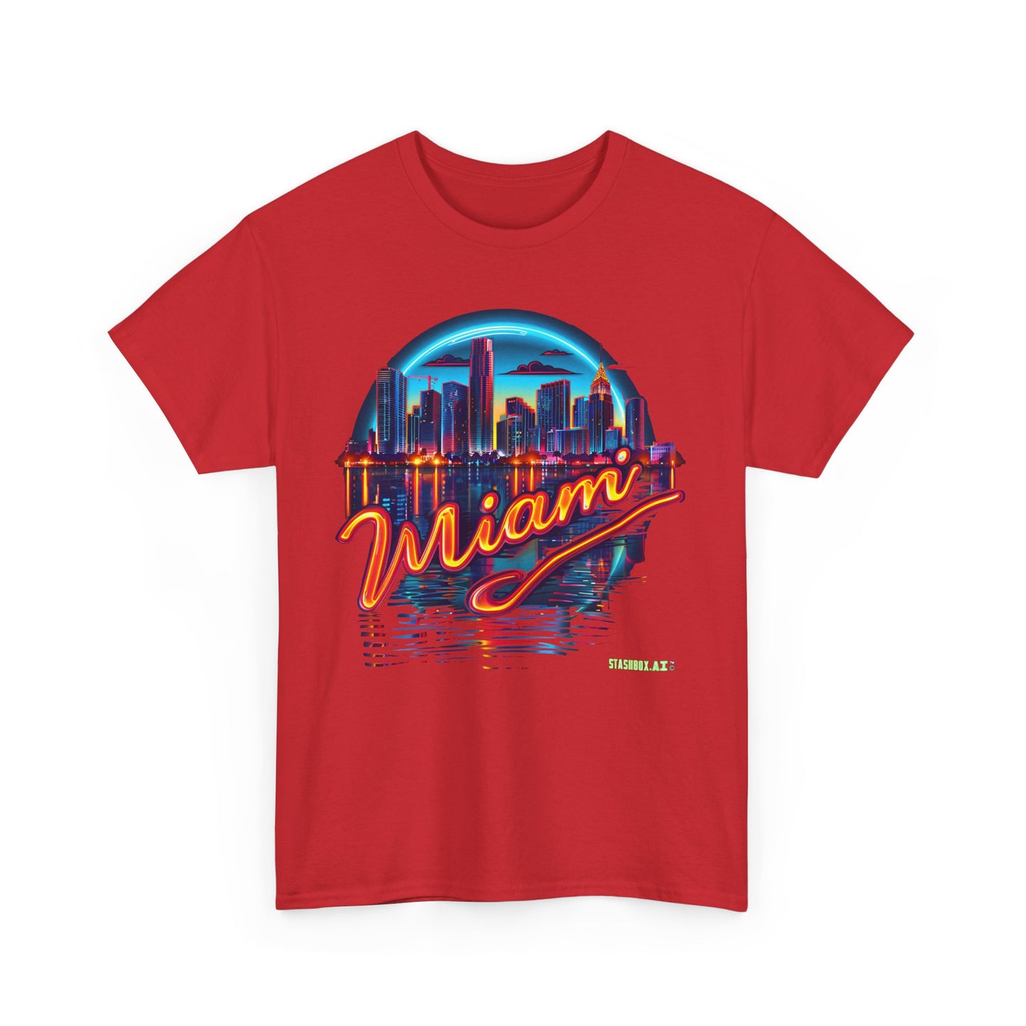 Unisex Heavy Cotton Miami TShirt Design 05