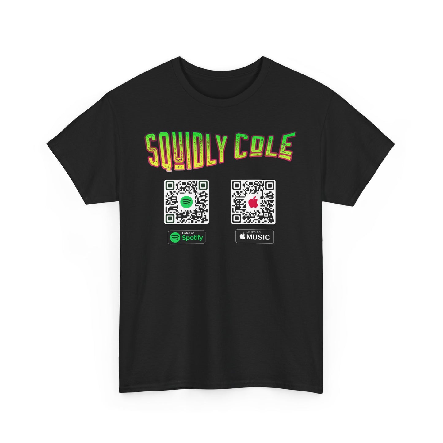 Unisex Heavy Cotton T-Shirt Squidly Cole QR Links Shirt