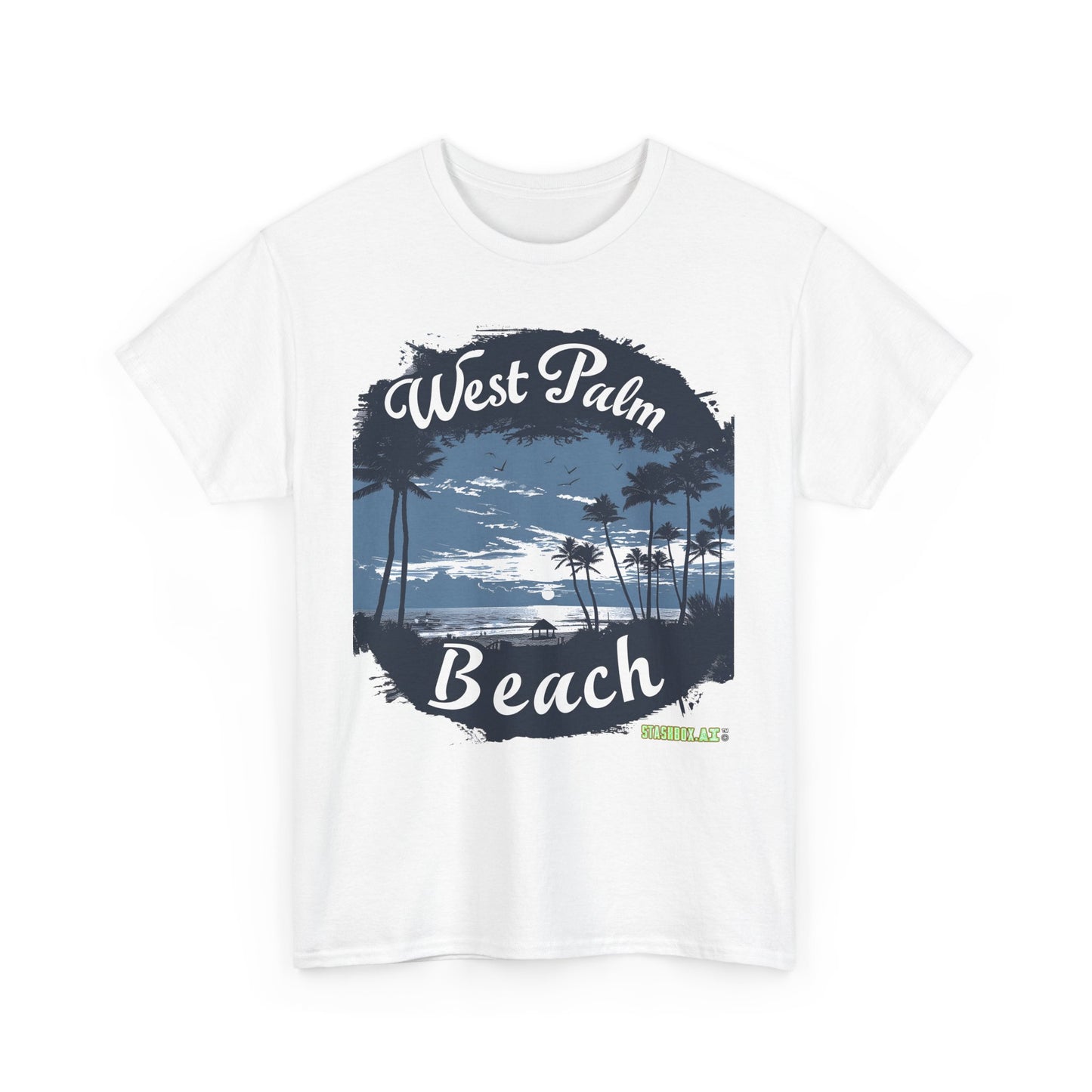 Unisex Heavy Cotton Tee West Palm Beach 009