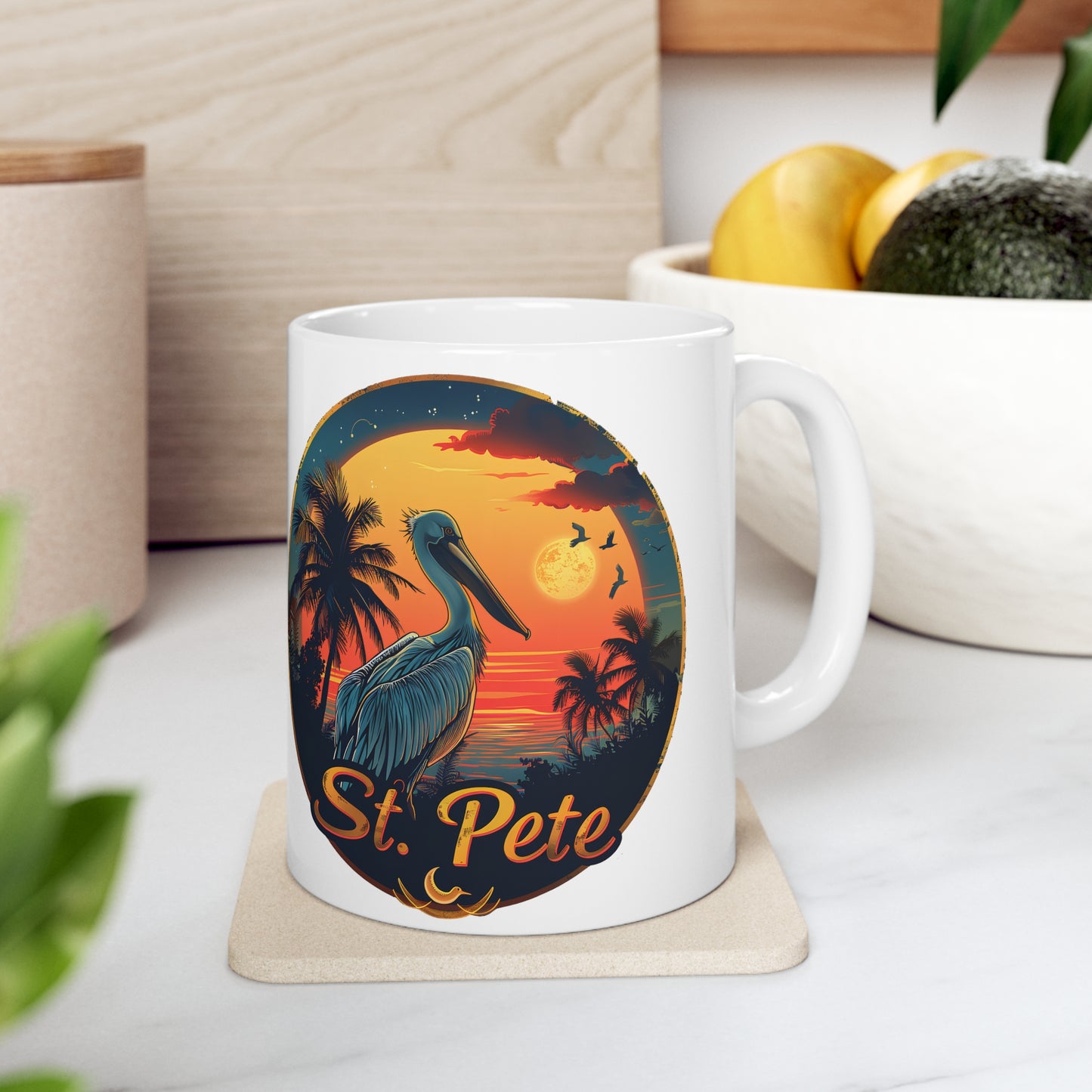 Ceramic Mug 11oz St. Pete Designs 14 & 19