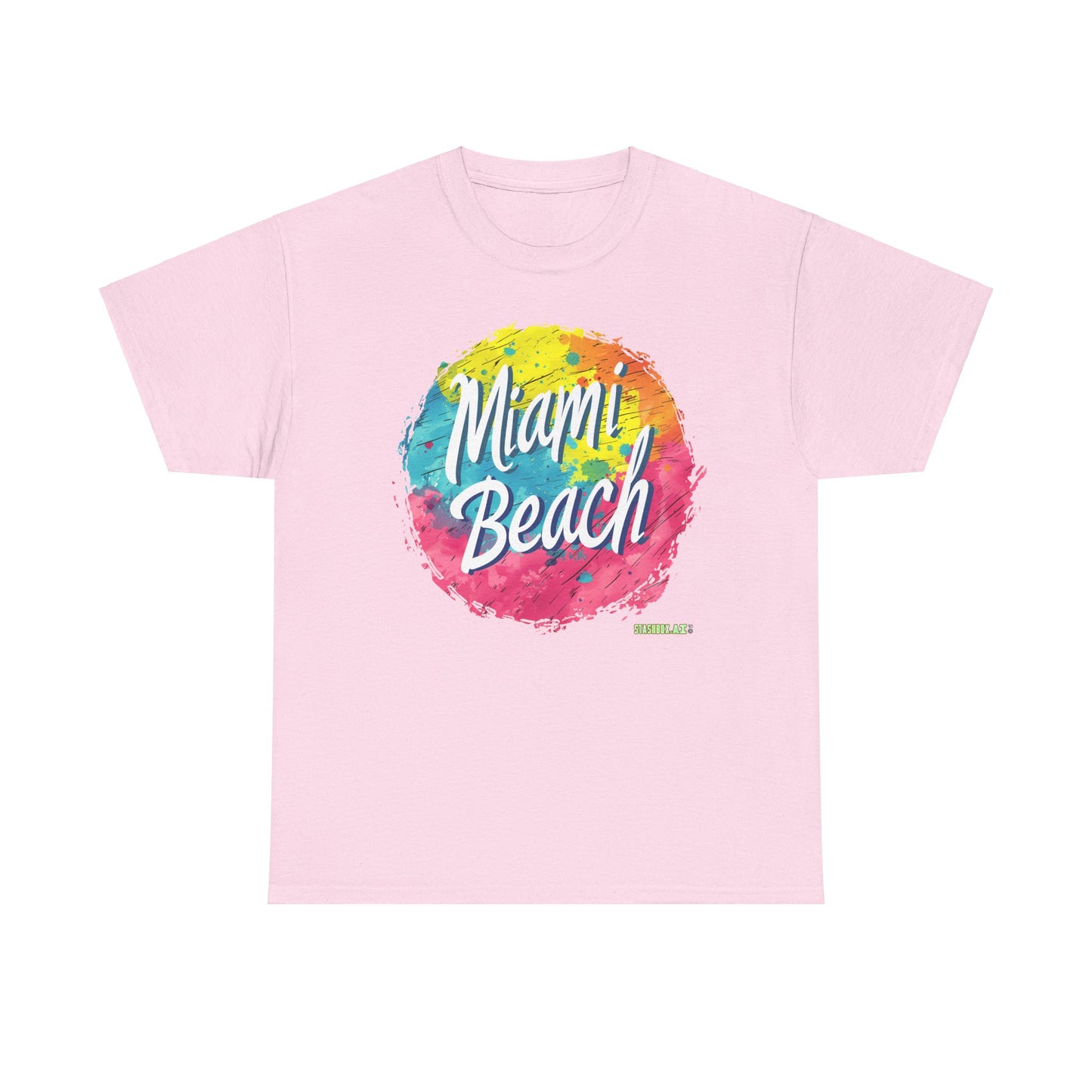 Unisex Heavy Cotton Miami TShirt Design 011