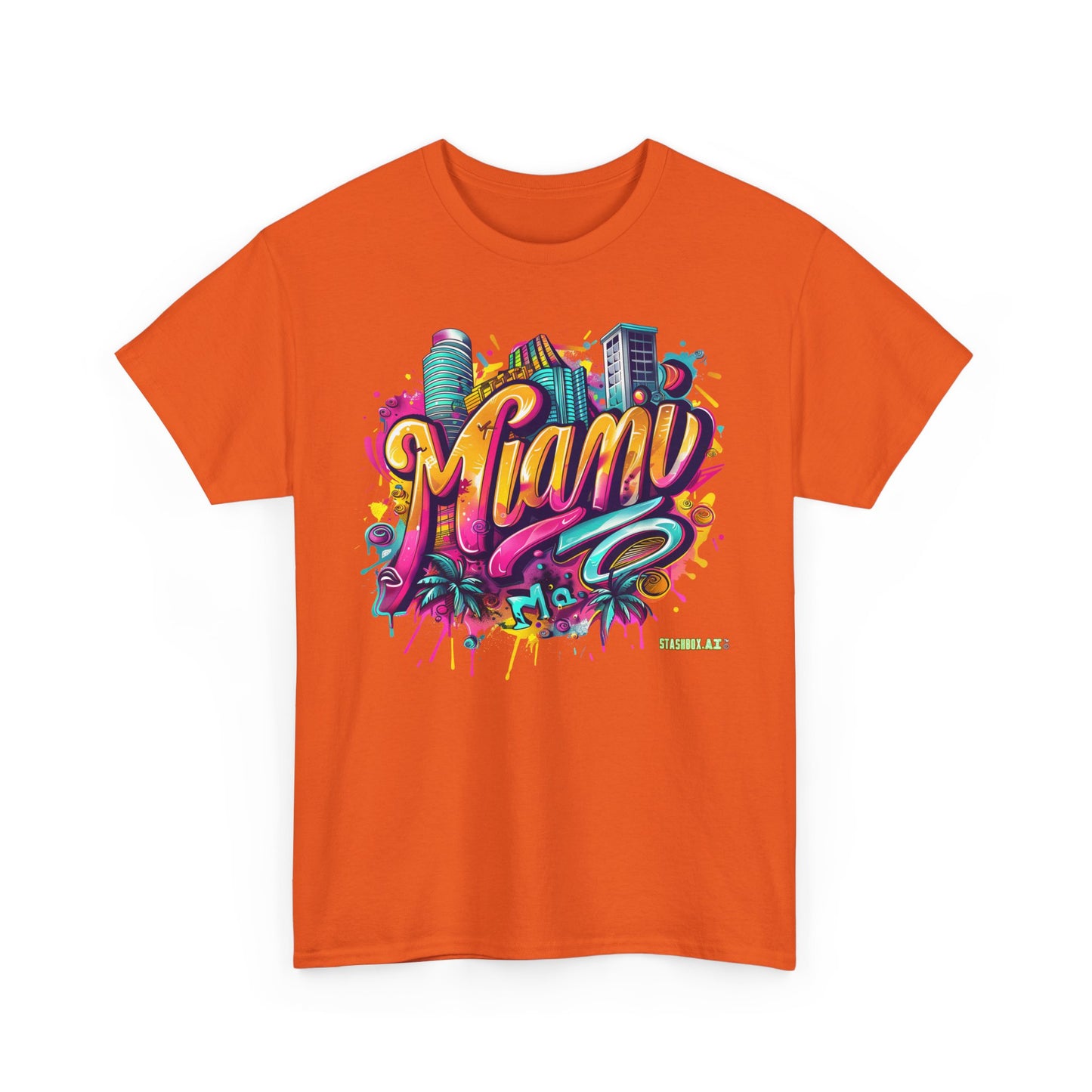 Unisex Heavy Cotton Miami TShirt Design 010