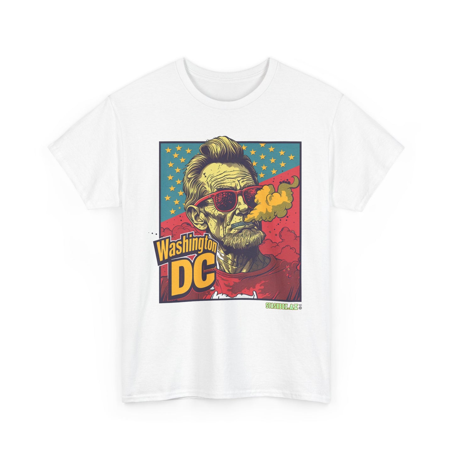 Unisex Heavy Cotton TShirt Abe Lincoln Washington DC 008