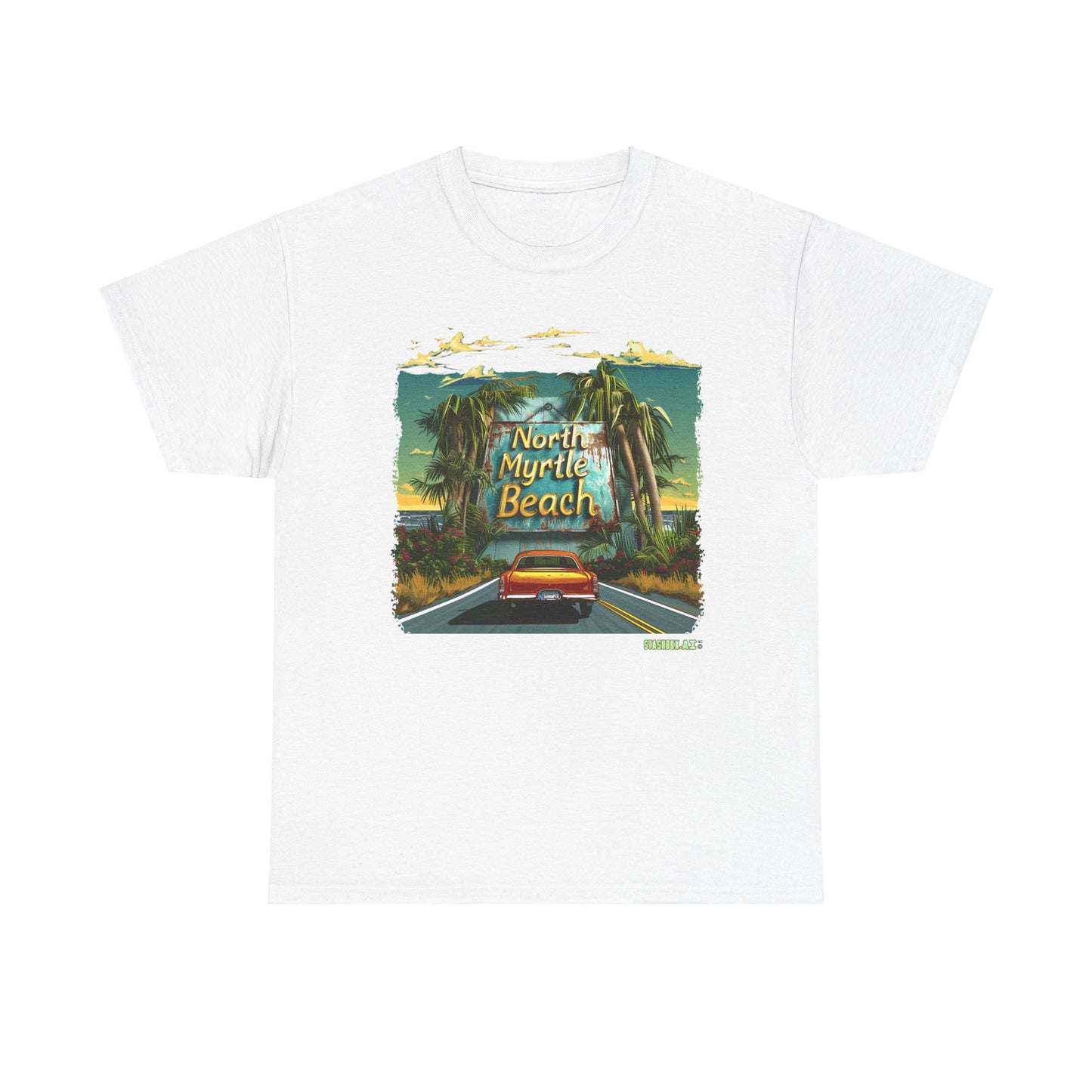 Unisex Heavy Cotton Tee North Myrtle Beach Design 005