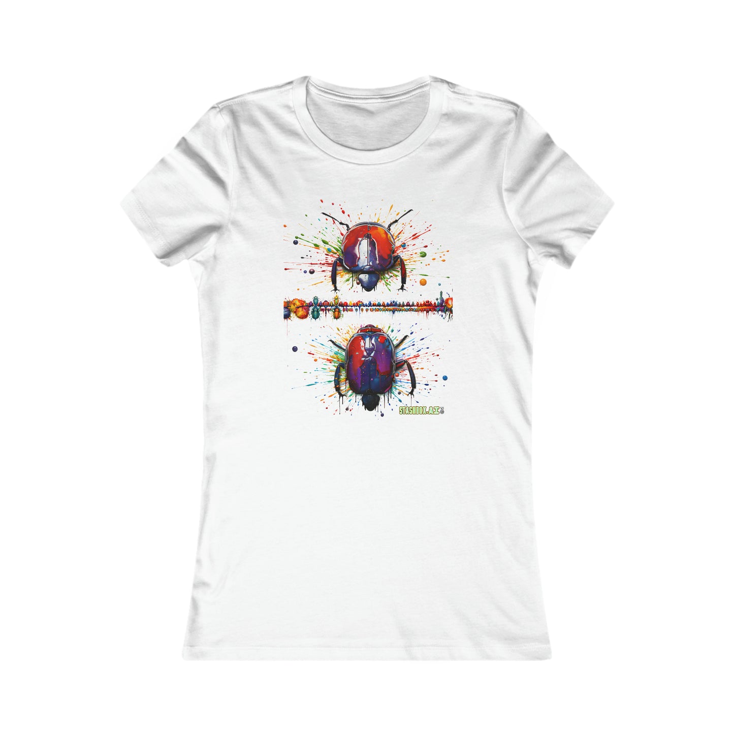 Women's Favorite Tee Vibrant Color Bugs 005 T-Shirt