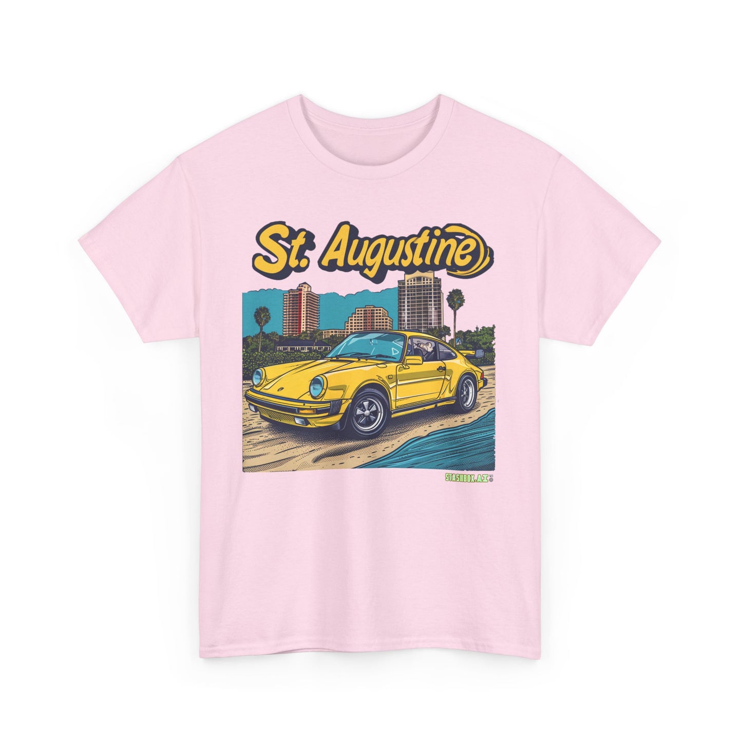 Unisex Heavy Cotton Tee St. Augustine Design 008