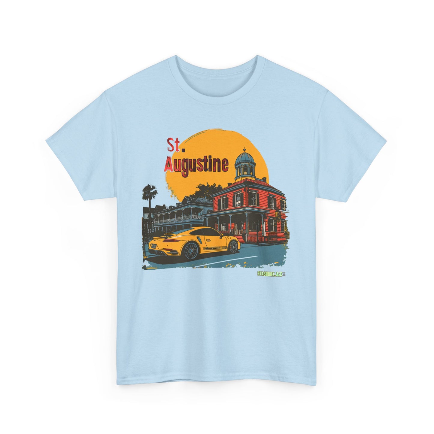 Unisex Heavy Cotton TShirt St. Augustine Design 010