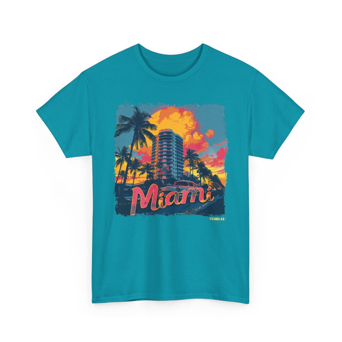 Unisex Heavy Cotton TShirt Miami 012