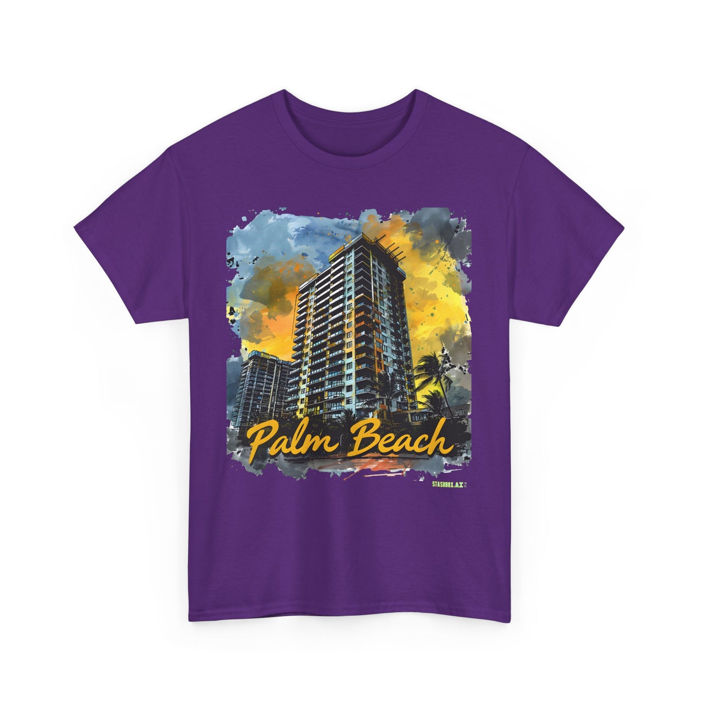 Unisex Heavy Cotton Tee West Palm Beach 022