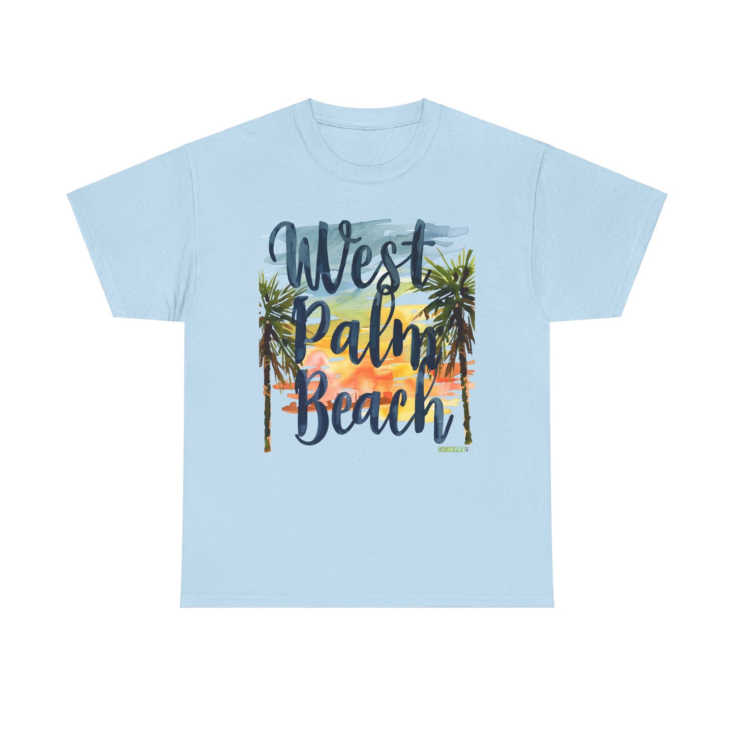 Unisex Heavy Cotton Tee West Palm Beach 005