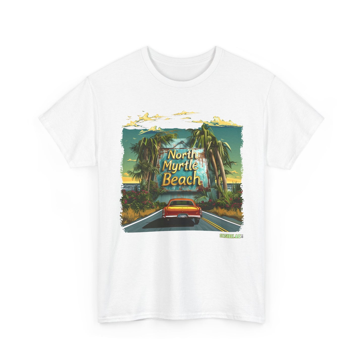 Unisex Heavy Cotton Tee North Myrtle Beach Design 005