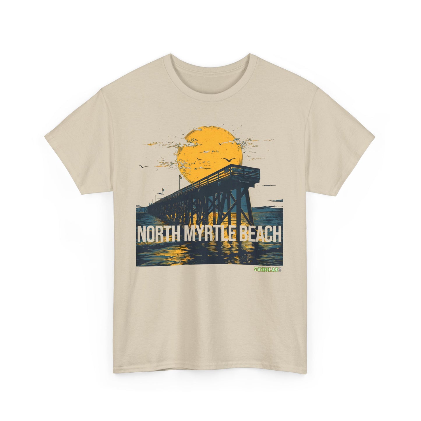 Unisex Heavy Cotton Tee North Myrtle Beach Design 007