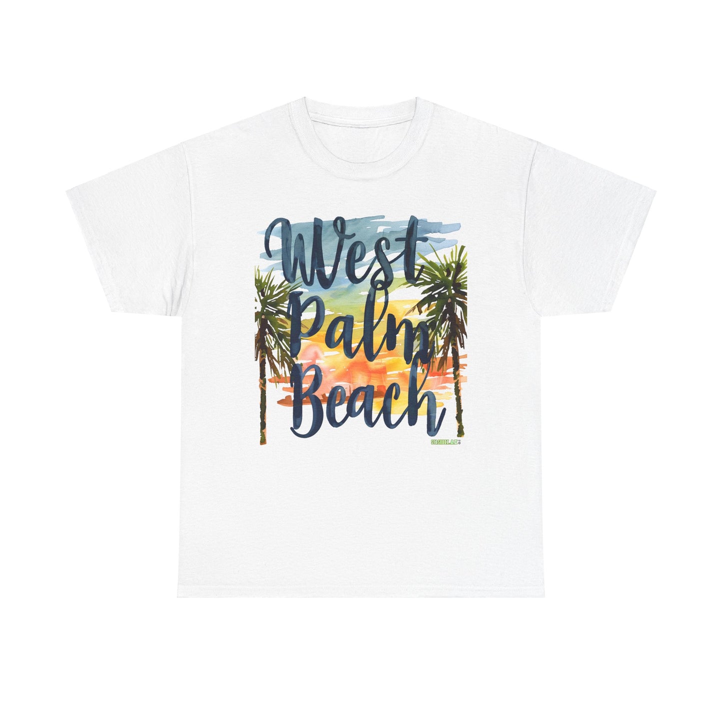 Unisex Heavy Cotton Tee West Palm Beach 005