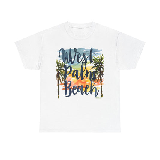 Unisex Heavy Cotton Tee West Palm Beach 005