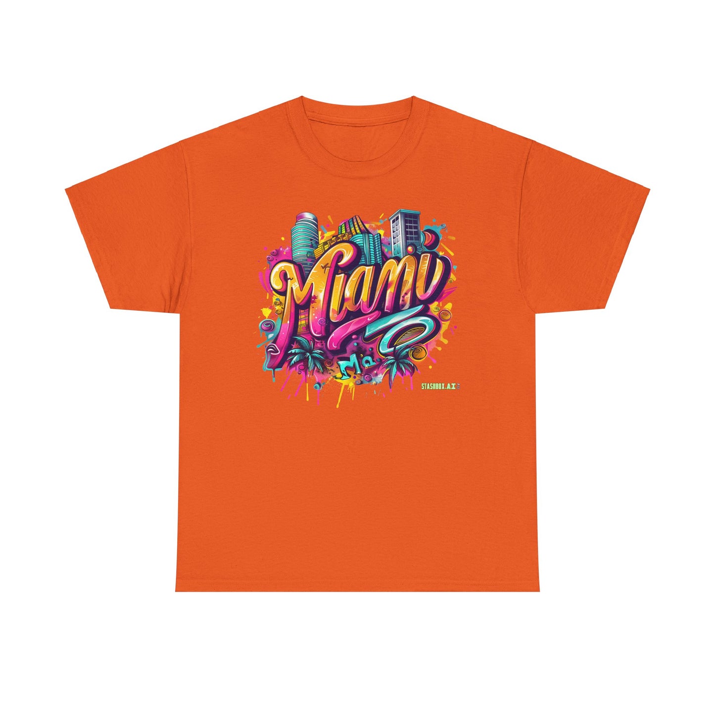 Unisex Heavy Cotton Miami TShirt Design 010