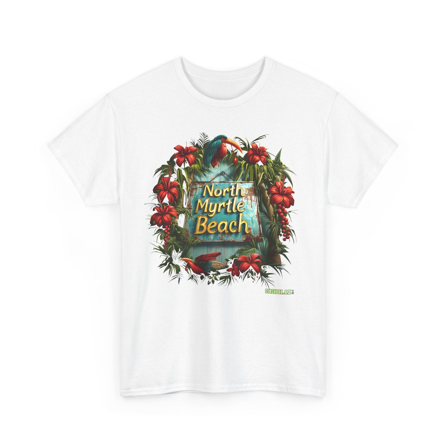 Unisex Heavy Cotton Tee North Myrtle Beach Design 006