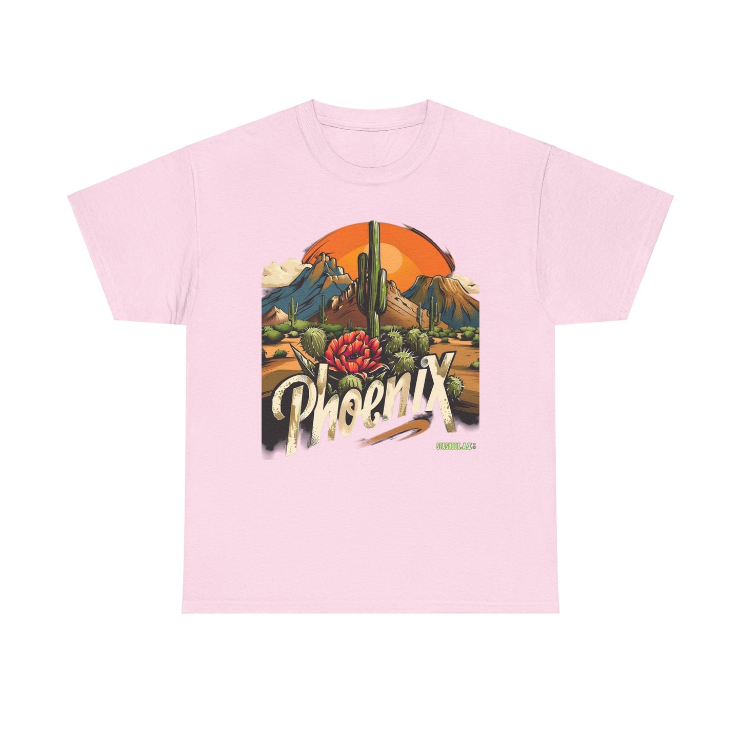 Unisex Heavy Cotton T-Shirt Phoenix Tourism Souvenir 2