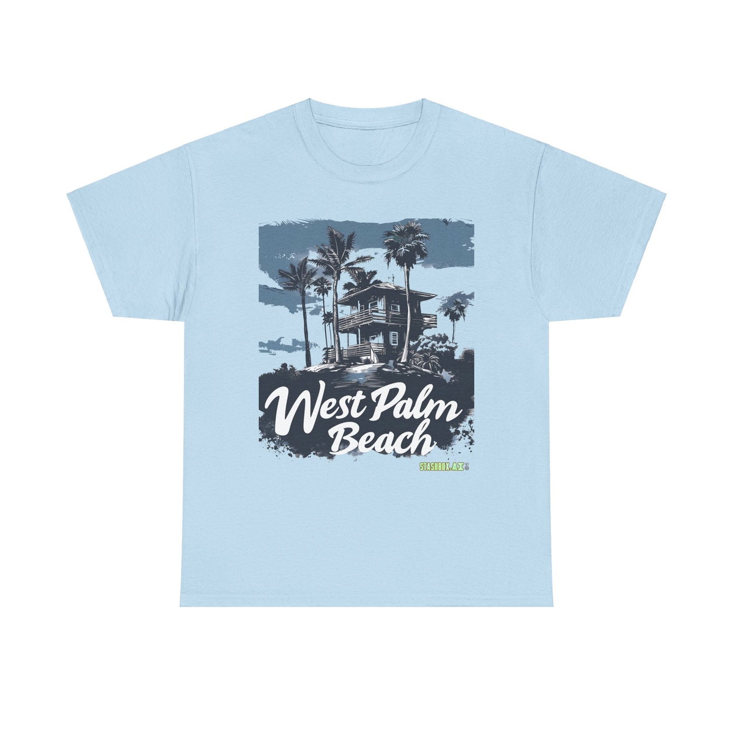 Unisex Heavy Cotton Tee West Palm Beach 016