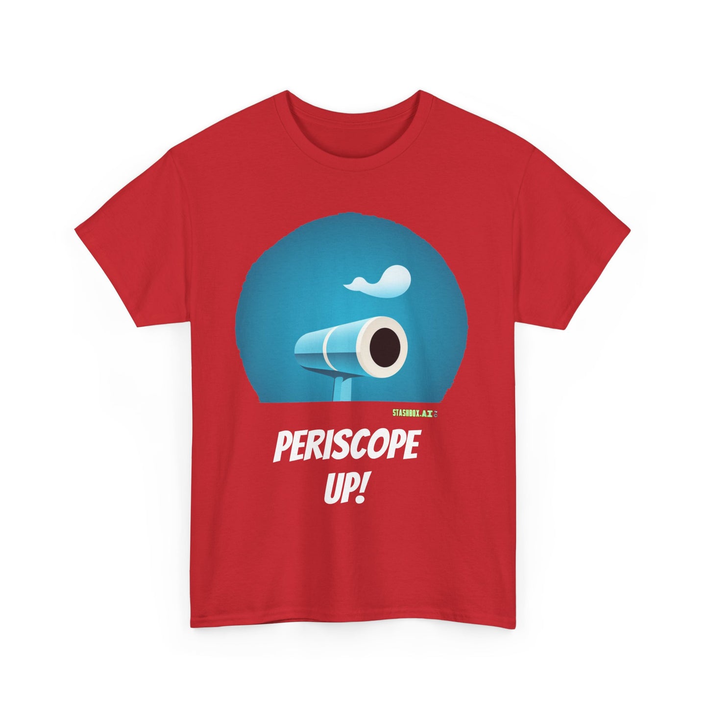 Unisex Heavy Cotton Tee Periscope Up!