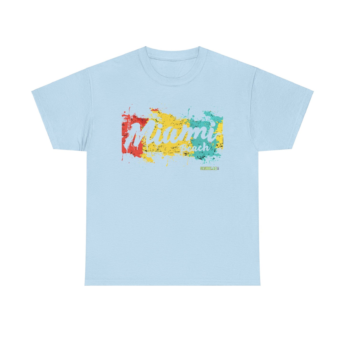 Unisex Heavy Cotton Miami TShirt Design 06