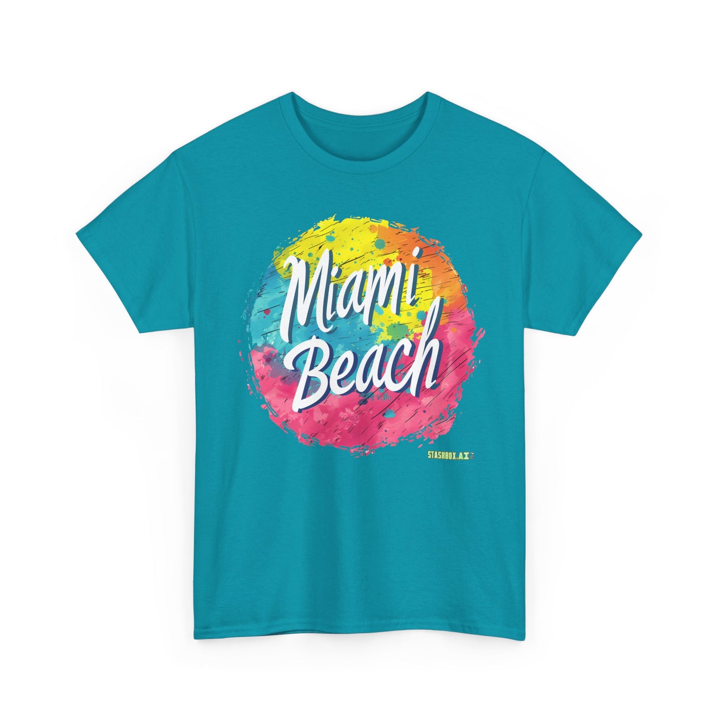 Unisex Heavy Cotton Miami TShirt Design 011