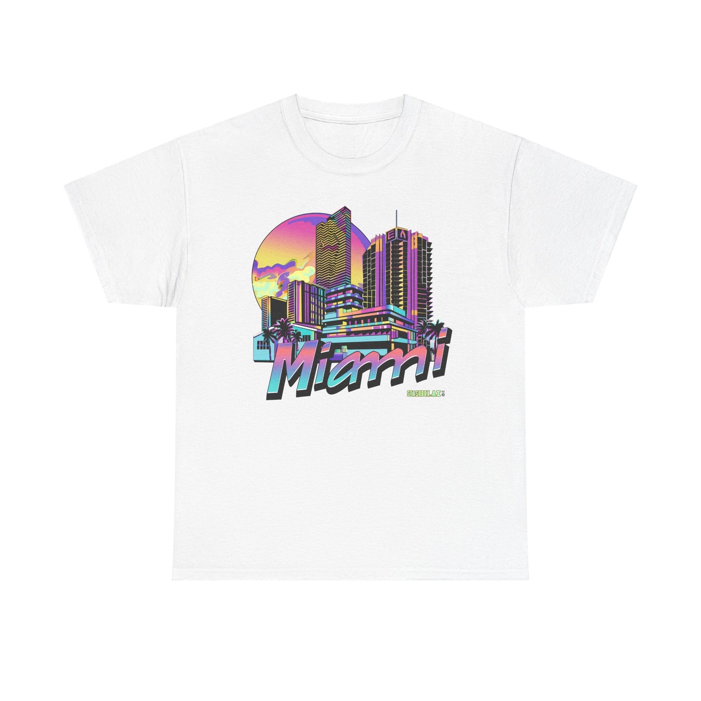 Unisex Heavy Cotton Miami TShirt Design 07