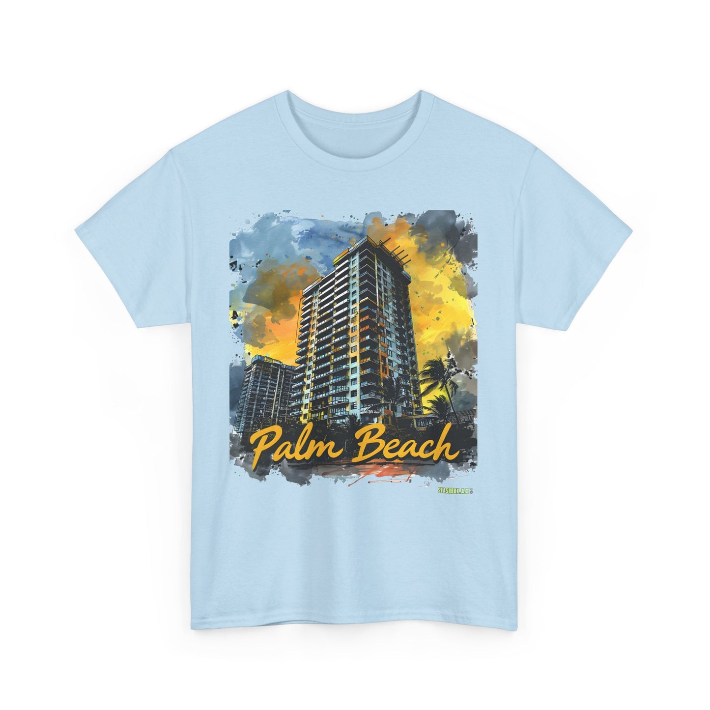 Unisex Heavy Cotton Tee West Palm Beach 022