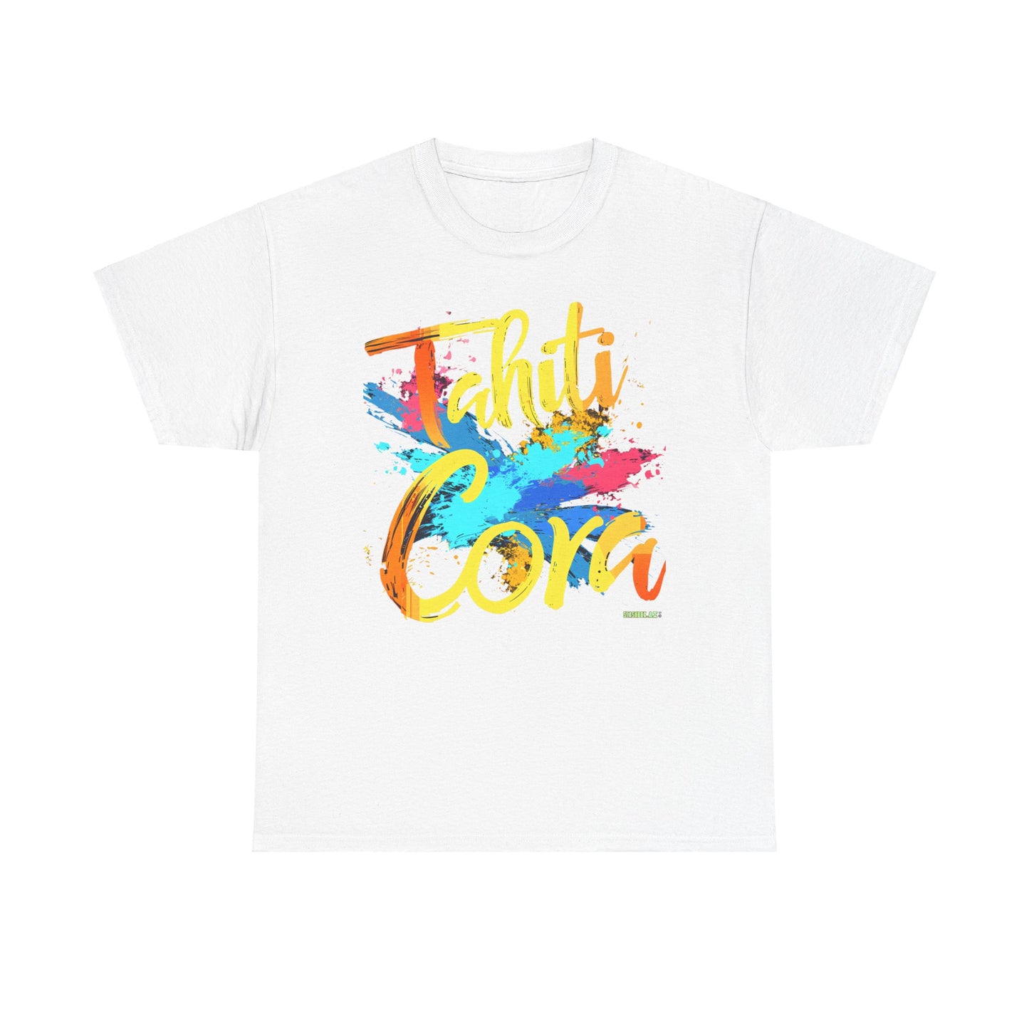 Heavy Cotton T-Shirt  Tahiti Cora Logo 003