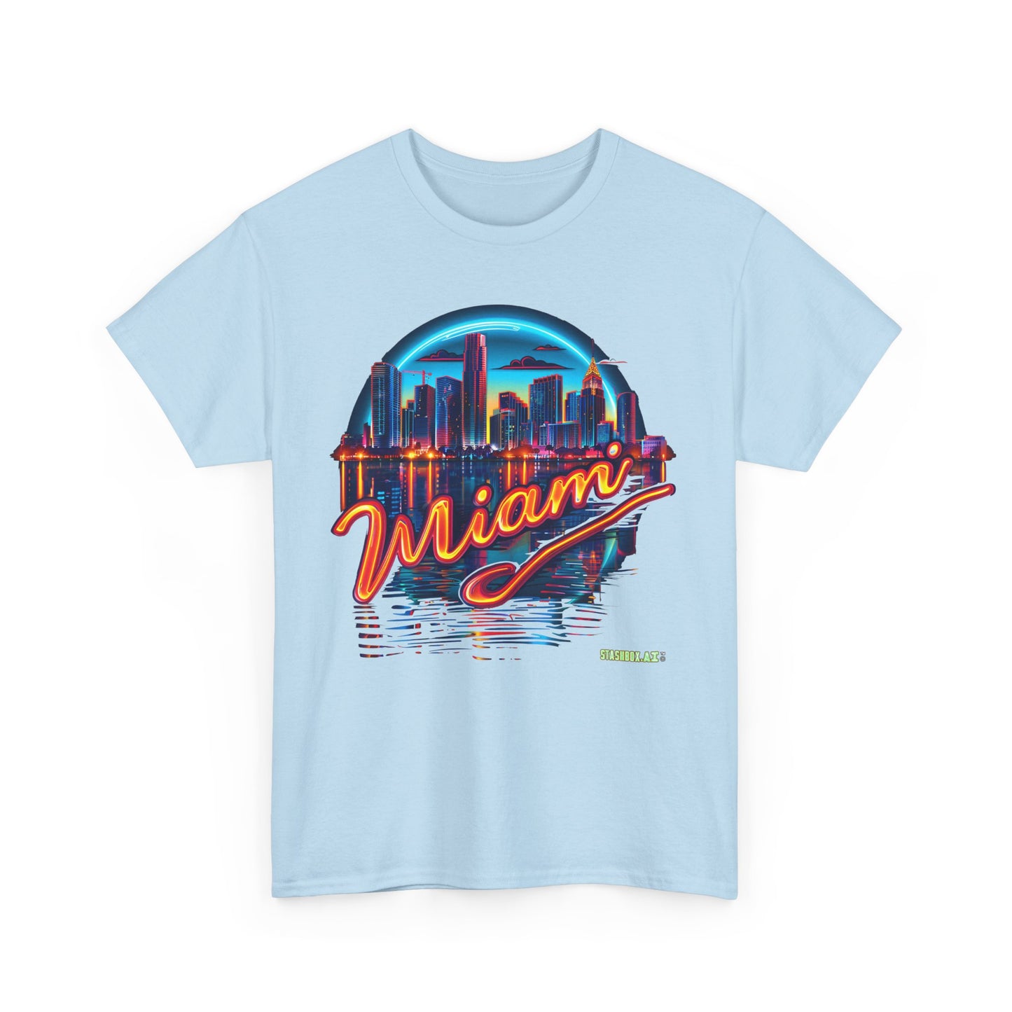 Unisex Heavy Cotton Miami TShirt Design 05