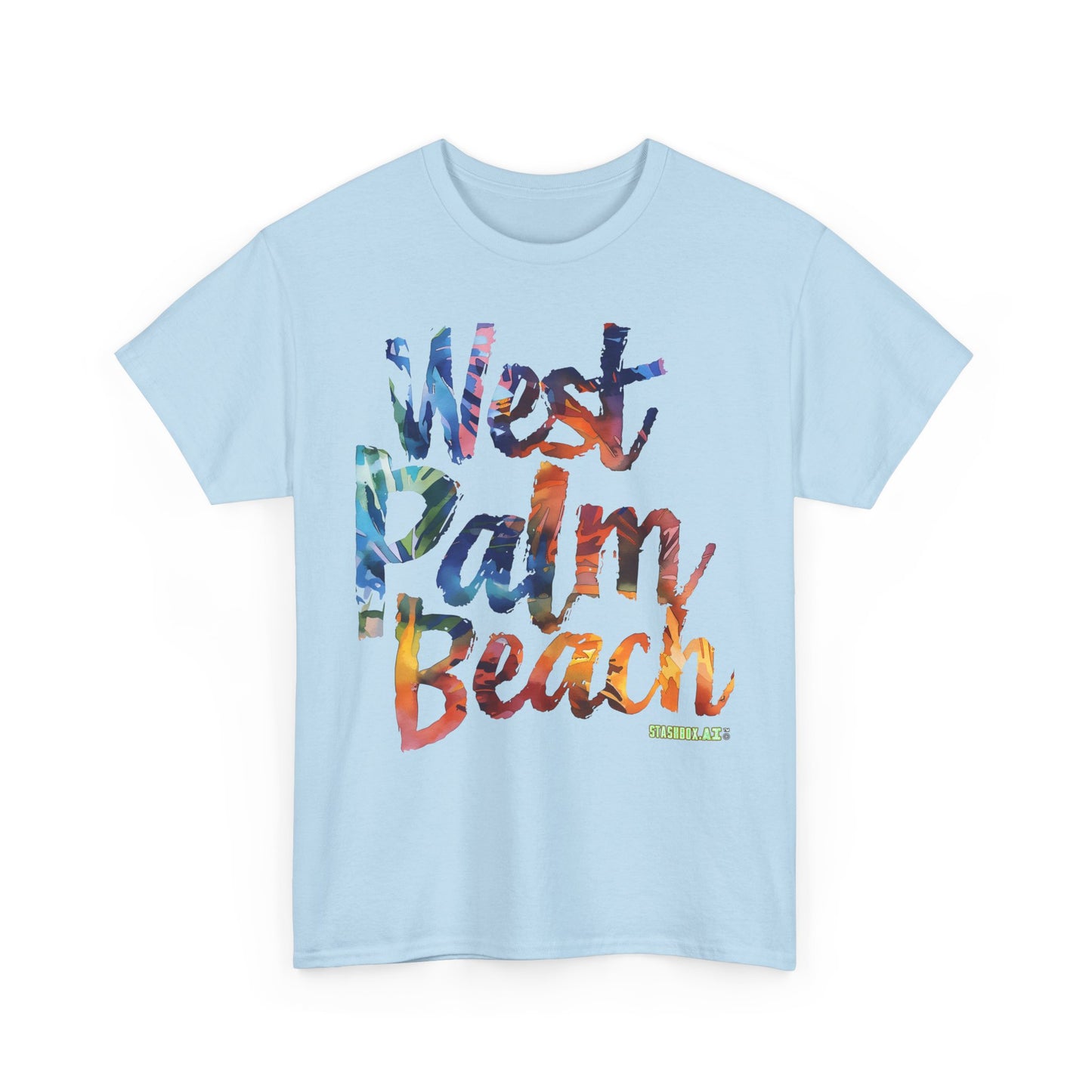 Unisex Heavy Cotton Tee West Palm Beach 008