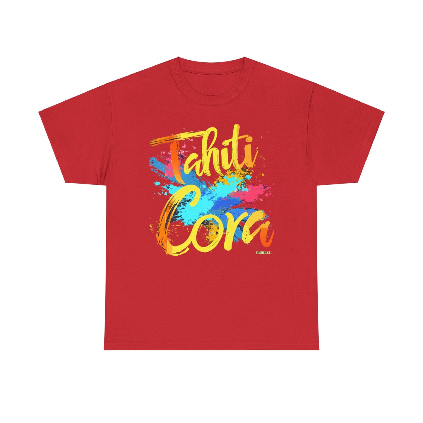 Heavy Cotton T-Shirt  Tahiti Cora Logo 003