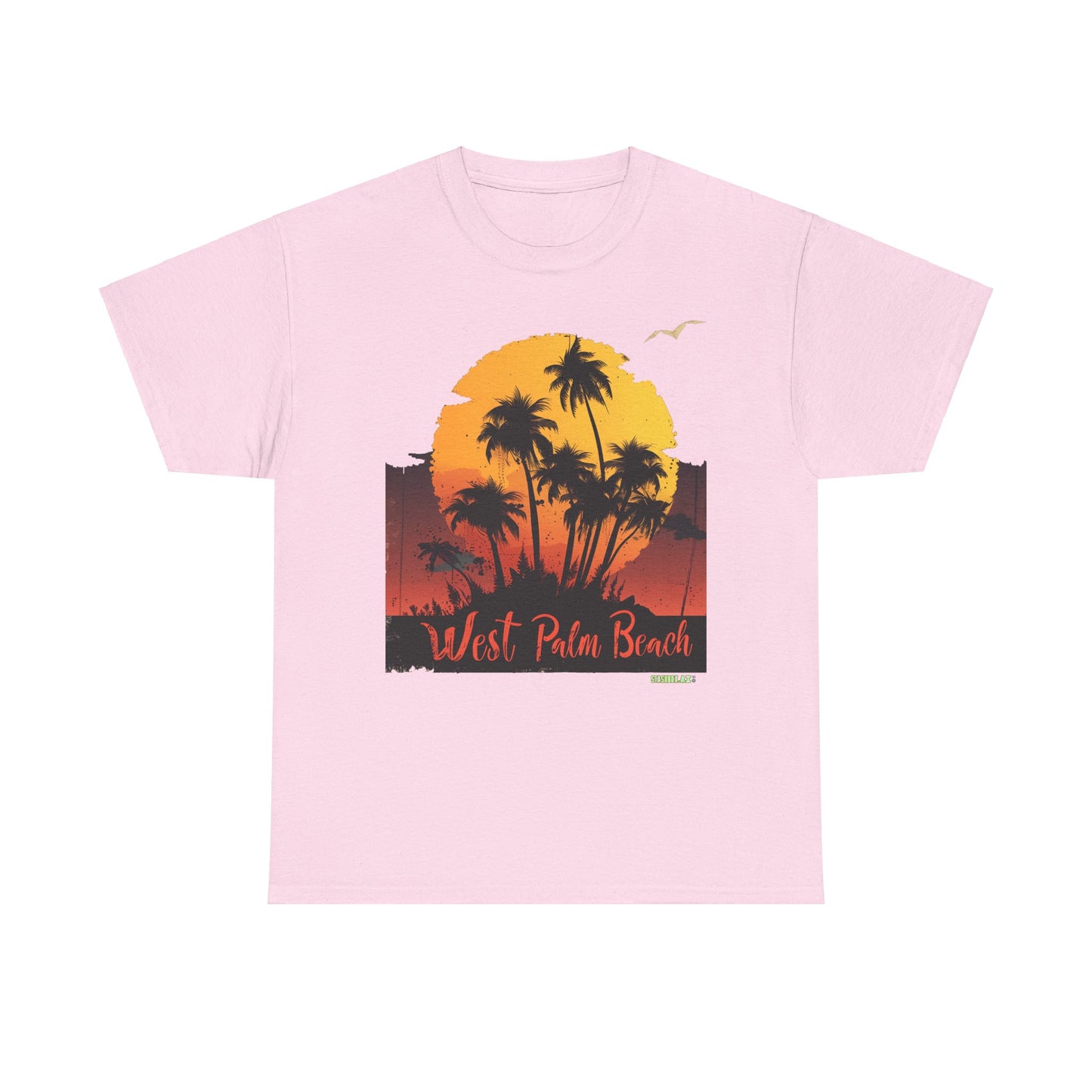 Unisex Heavy Cotton Tee West Palm Beach 026