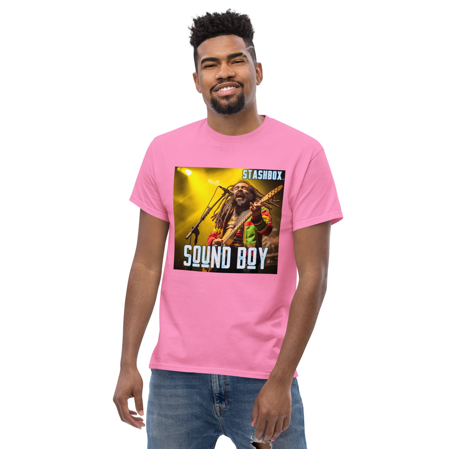 Men's Classic T-Shirt Sound Boy Stashbox 007