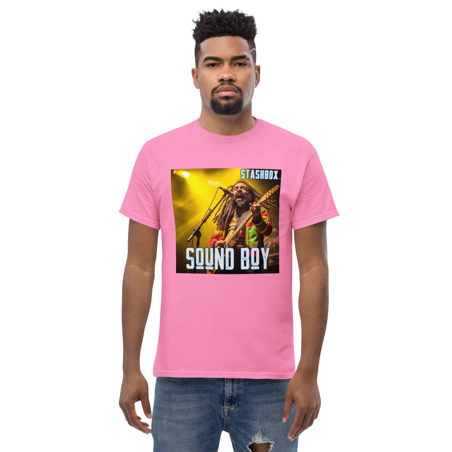 Men's Classic T-Shirt Sound Boy Stashbox 007