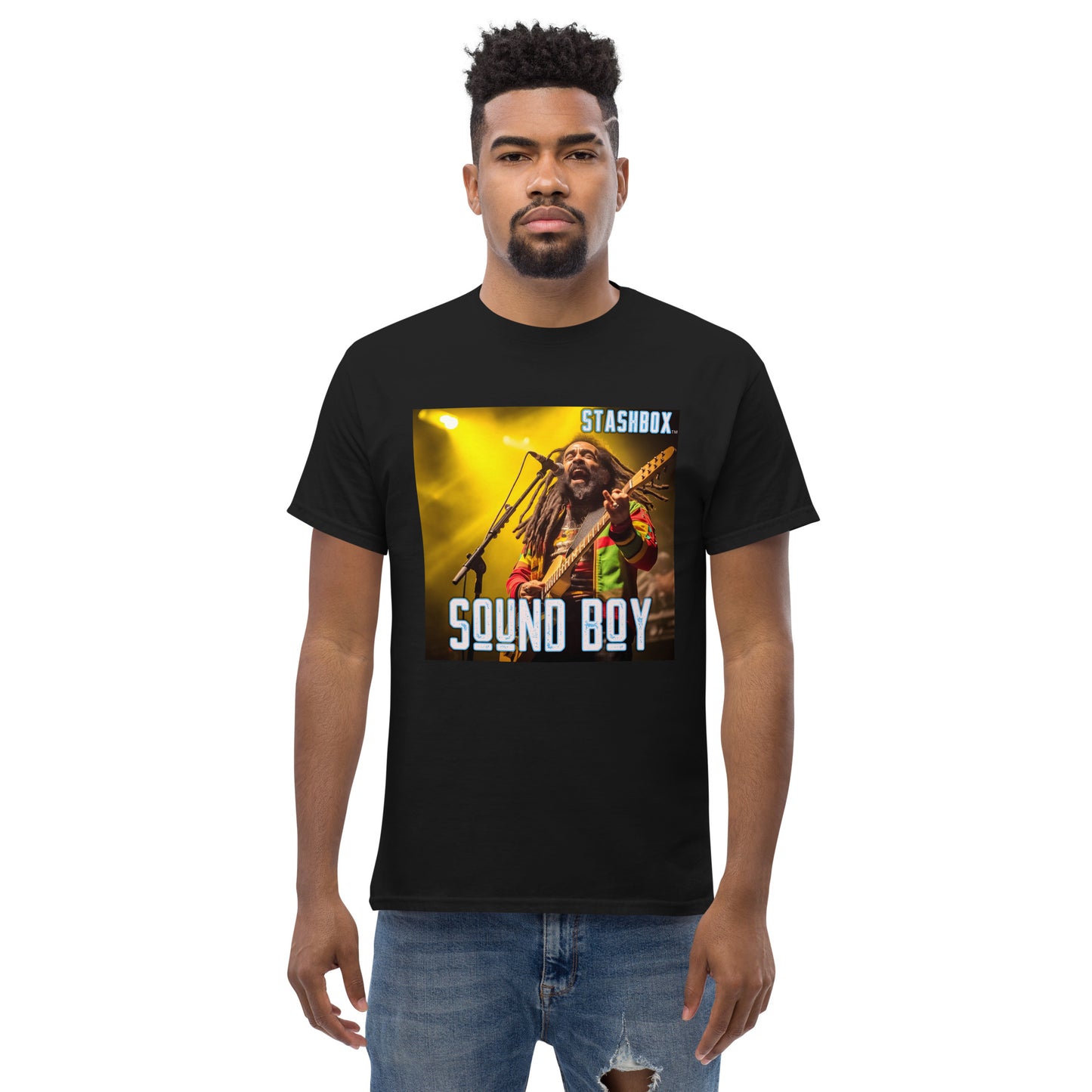 Men's Classic T-Shirt Sound Boy Stashbox 007