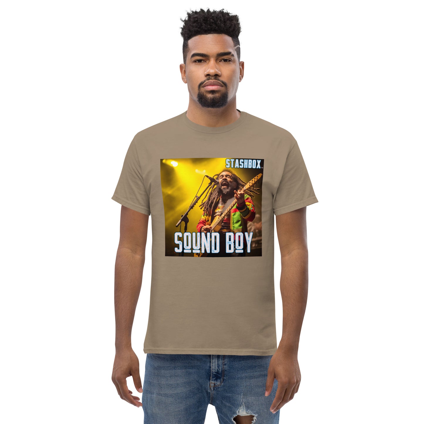 Men's Classic T-Shirt Sound Boy Stashbox 007