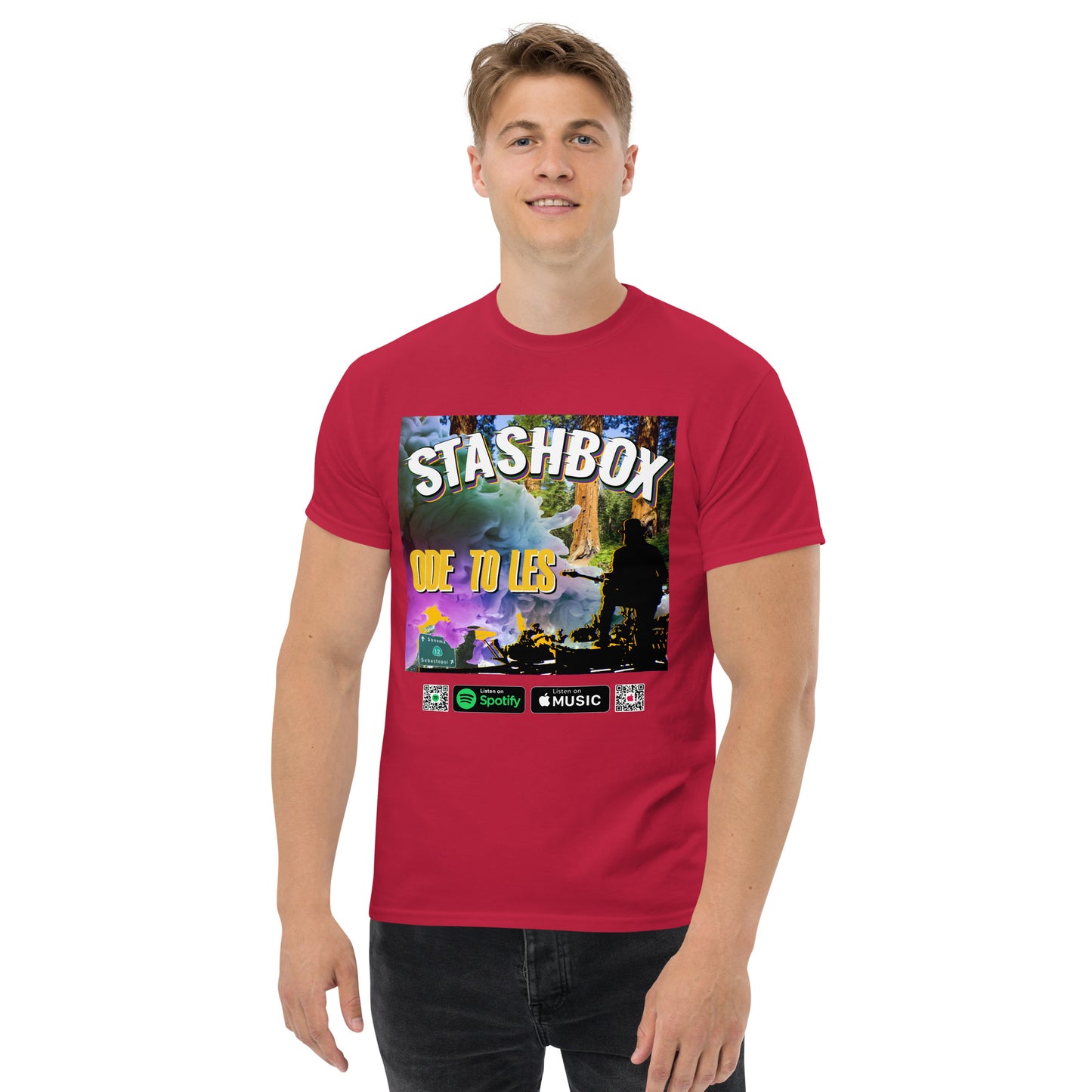 Men's Classic T-Shirt Ode To Les Stashbox 014