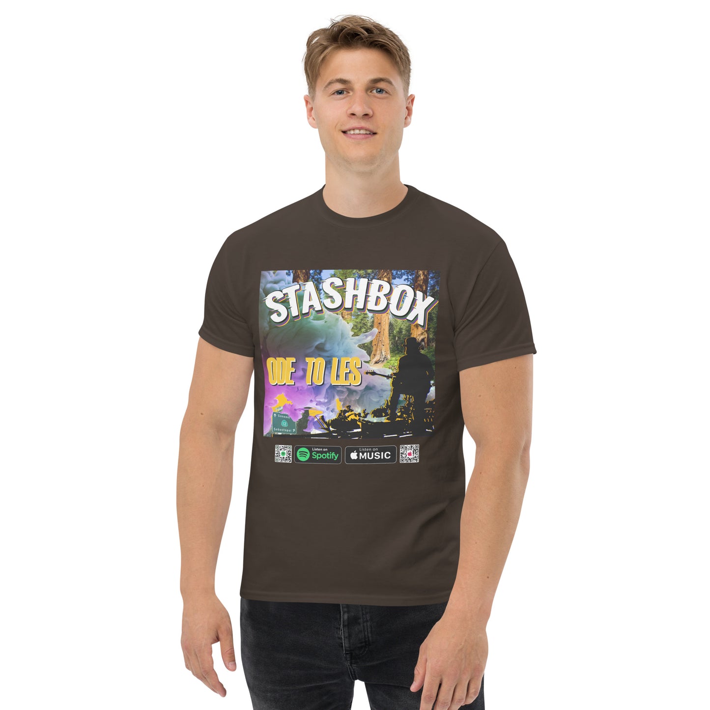 Men's Classic T-Shirt Ode To Les Stashbox 014
