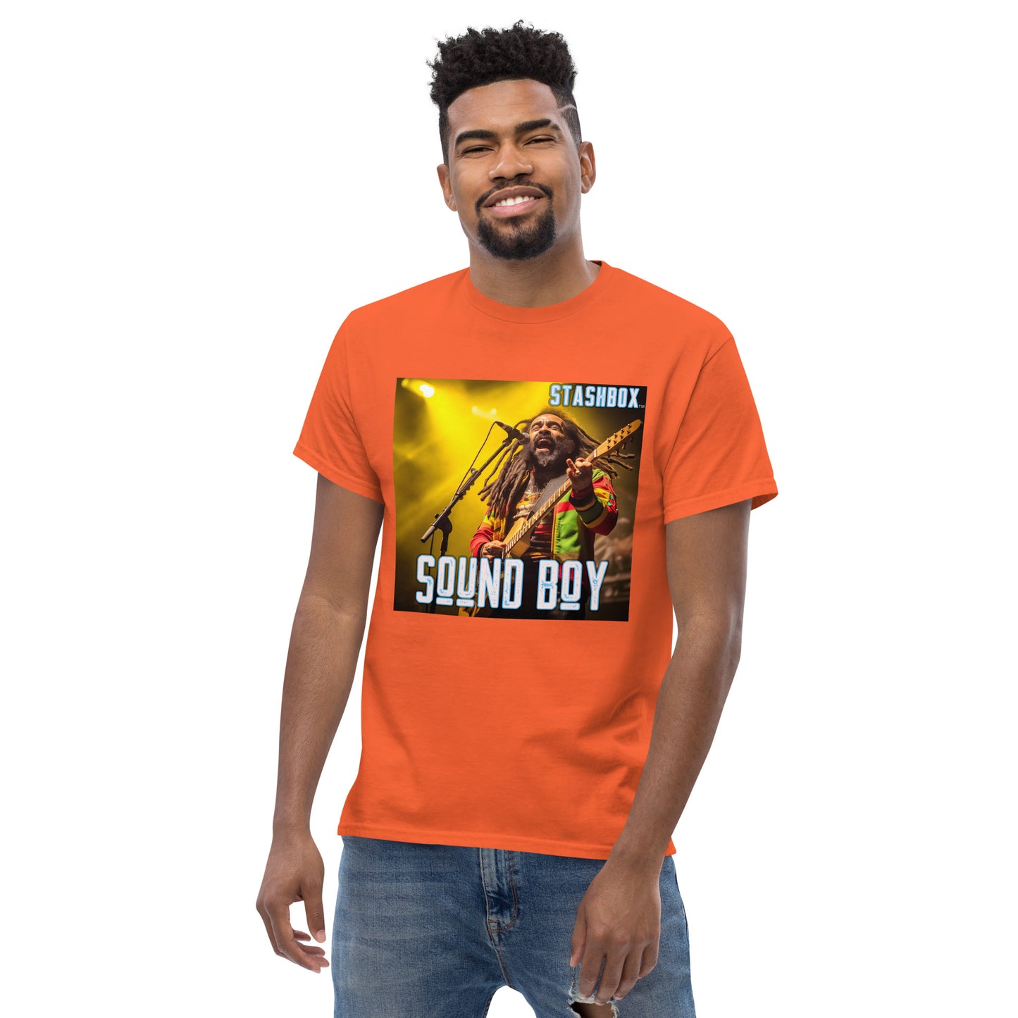 Men's Classic T-Shirt Sound Boy Stashbox 007