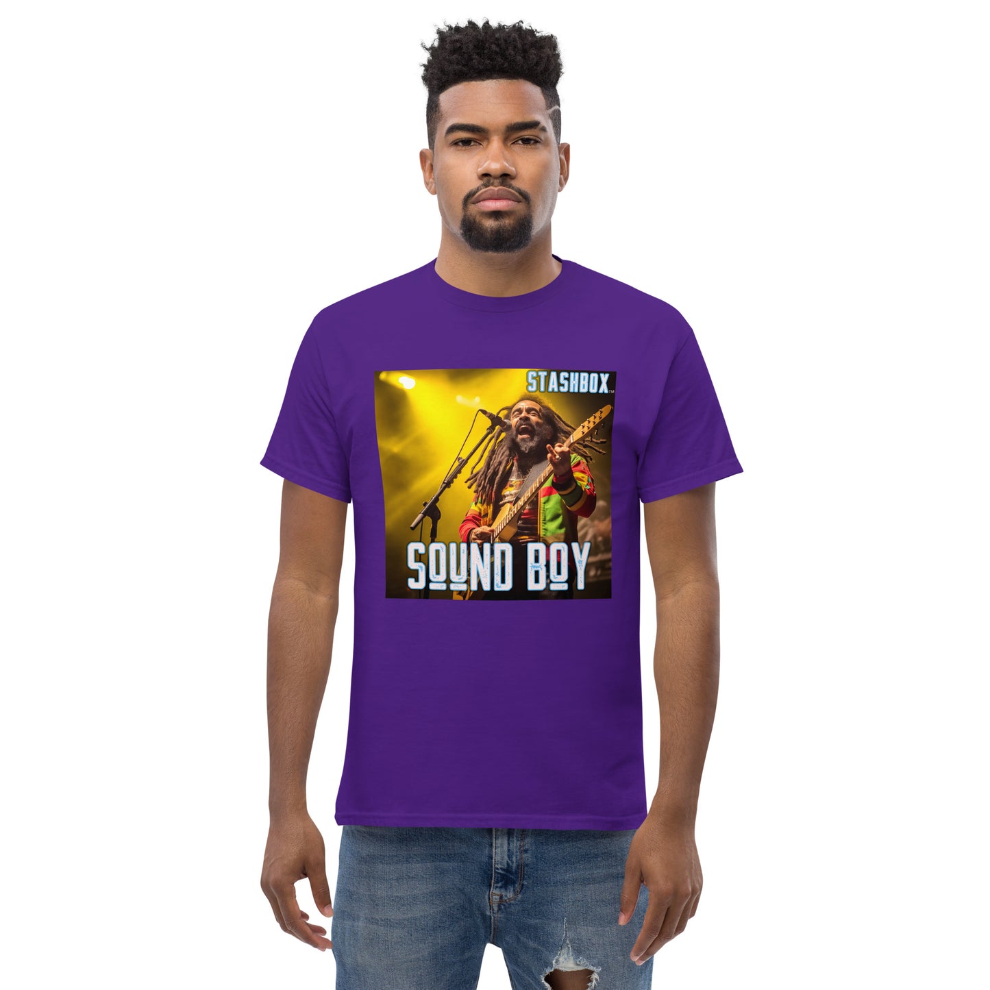 Men's Classic T-Shirt Sound Boy Stashbox 007