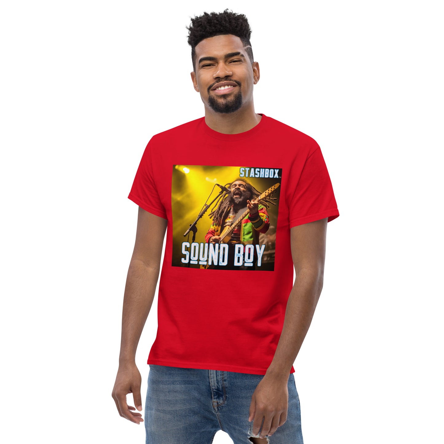 Men's Classic T-Shirt Sound Boy Stashbox 007