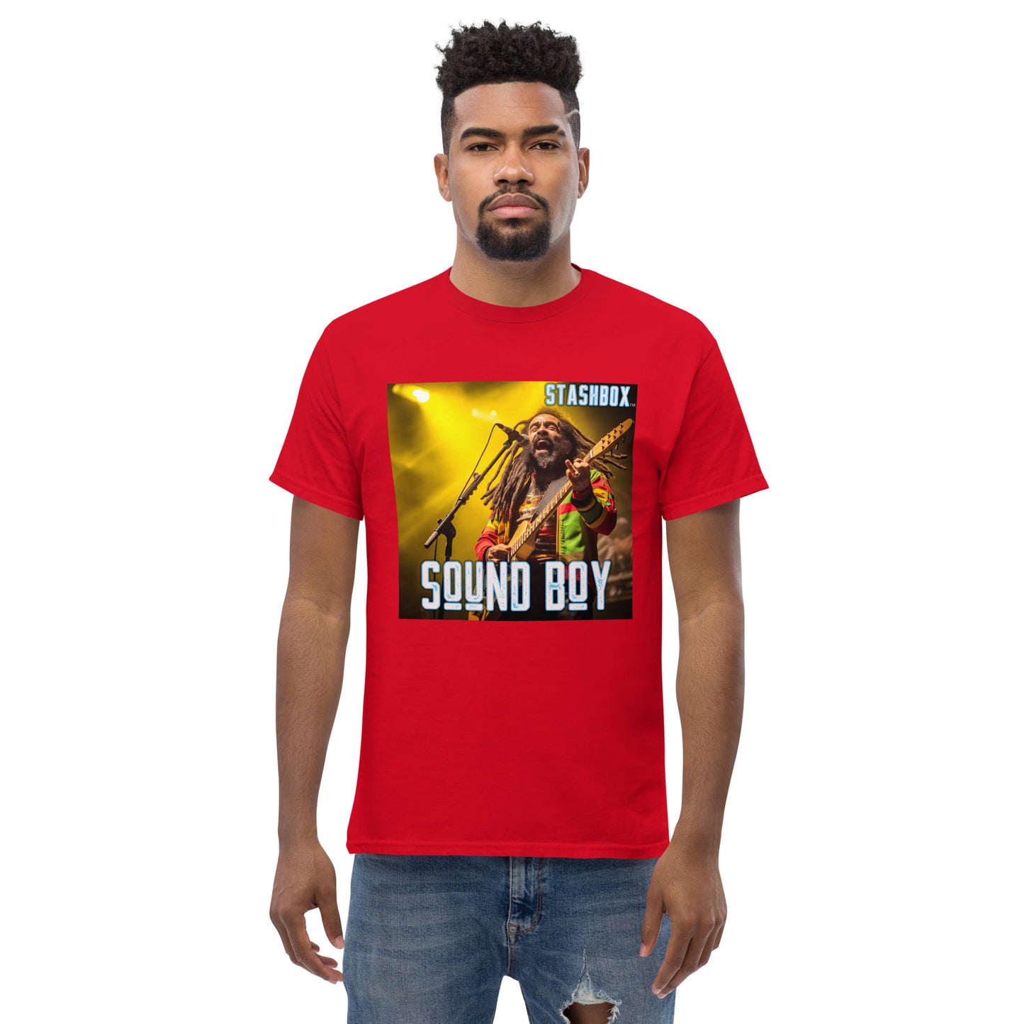 Men's Classic T-Shirt Sound Boy Stashbox 007