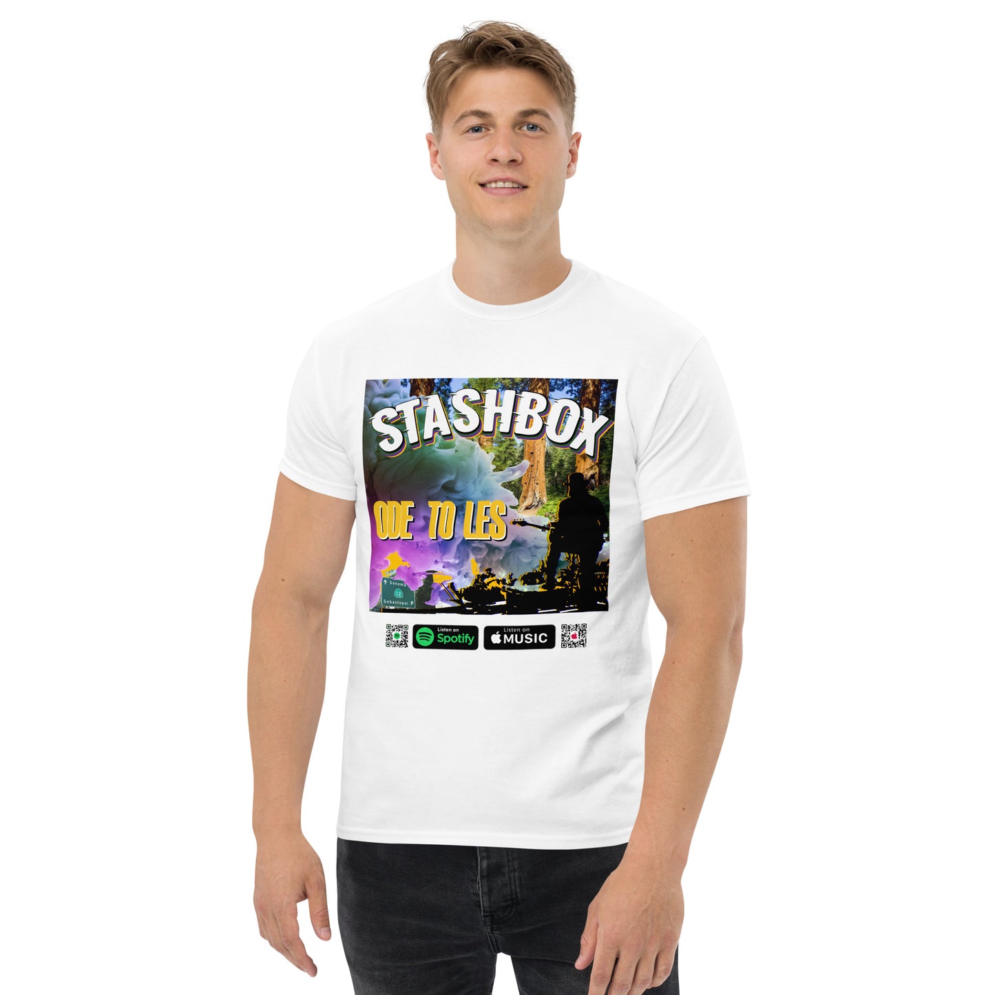 Men's Classic T-Shirt Ode To Les Stashbox 014