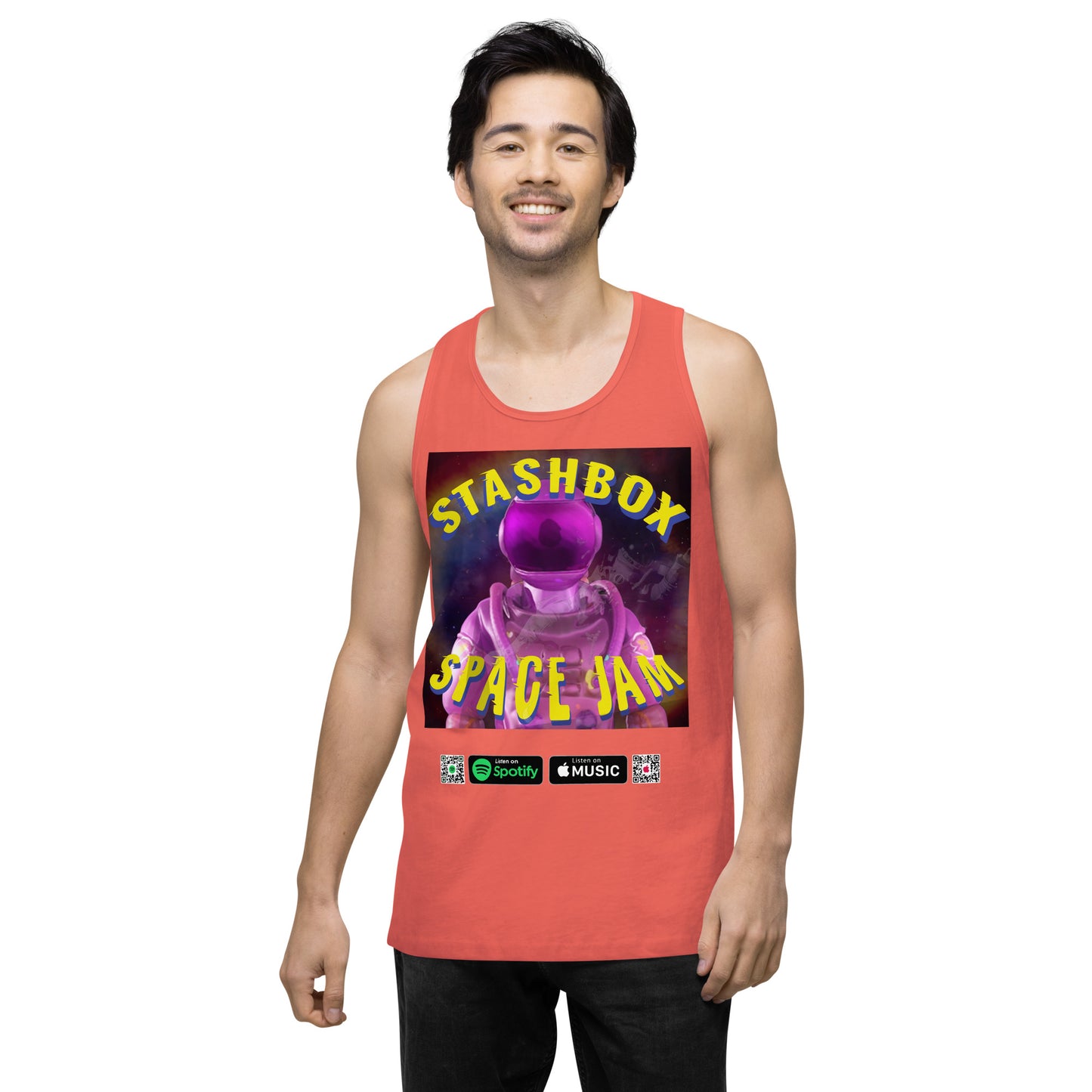 Men’s Premium Tank Top Space Jam Stashbox 005