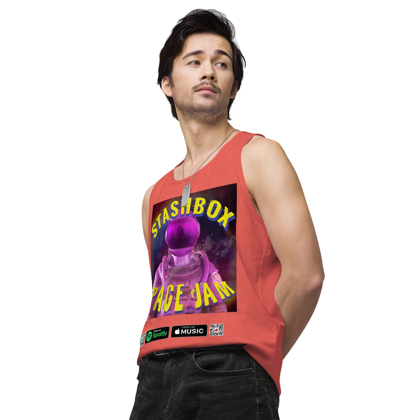 Men’s Premium Tank Top Space Jam Stashbox 005