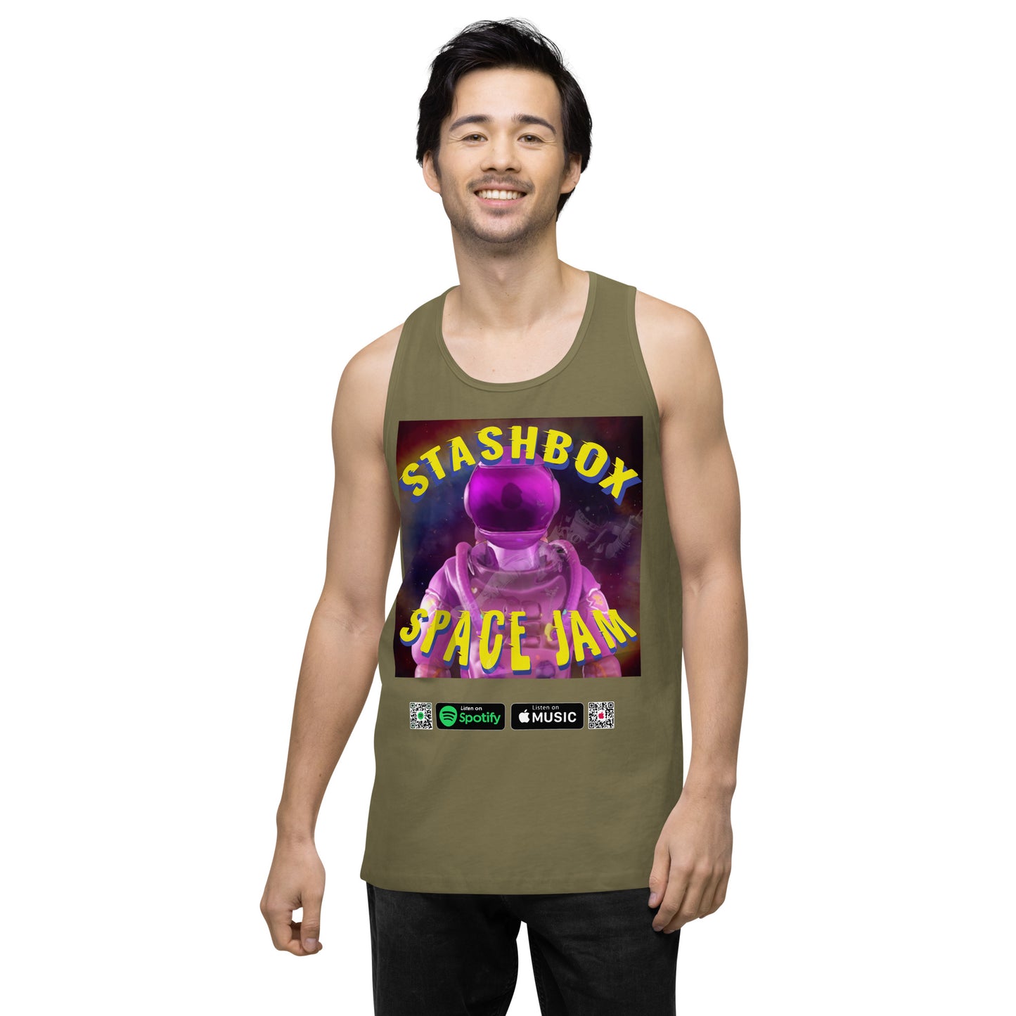 Men’s Premium Tank Top Space Jam Stashbox 005