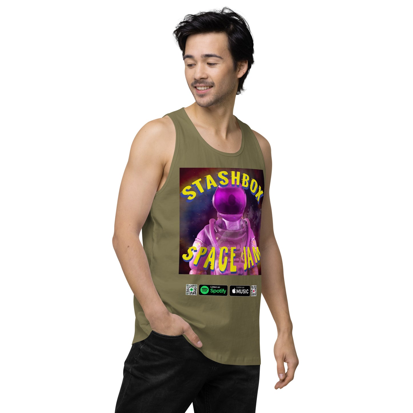 Men’s Premium Tank Top Space Jam Stashbox 005