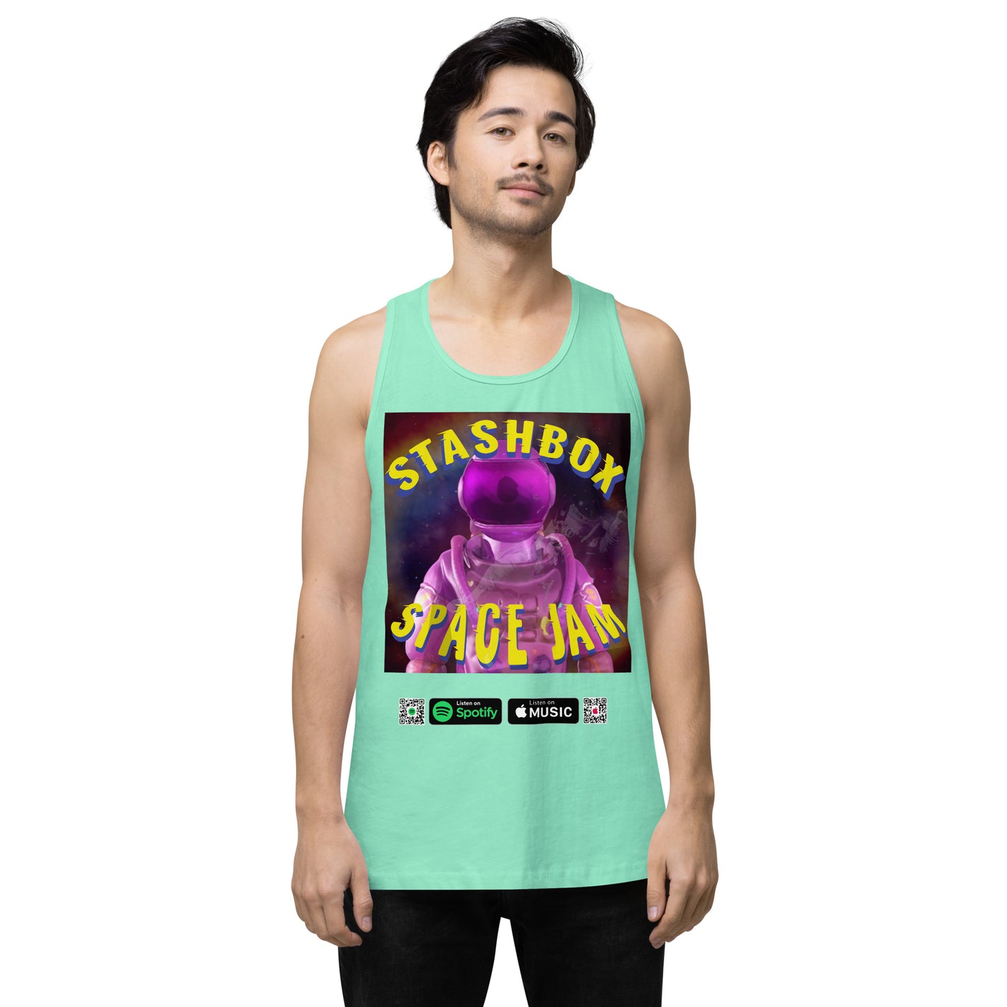 Men’s Premium Tank Top Space Jam Stashbox 005