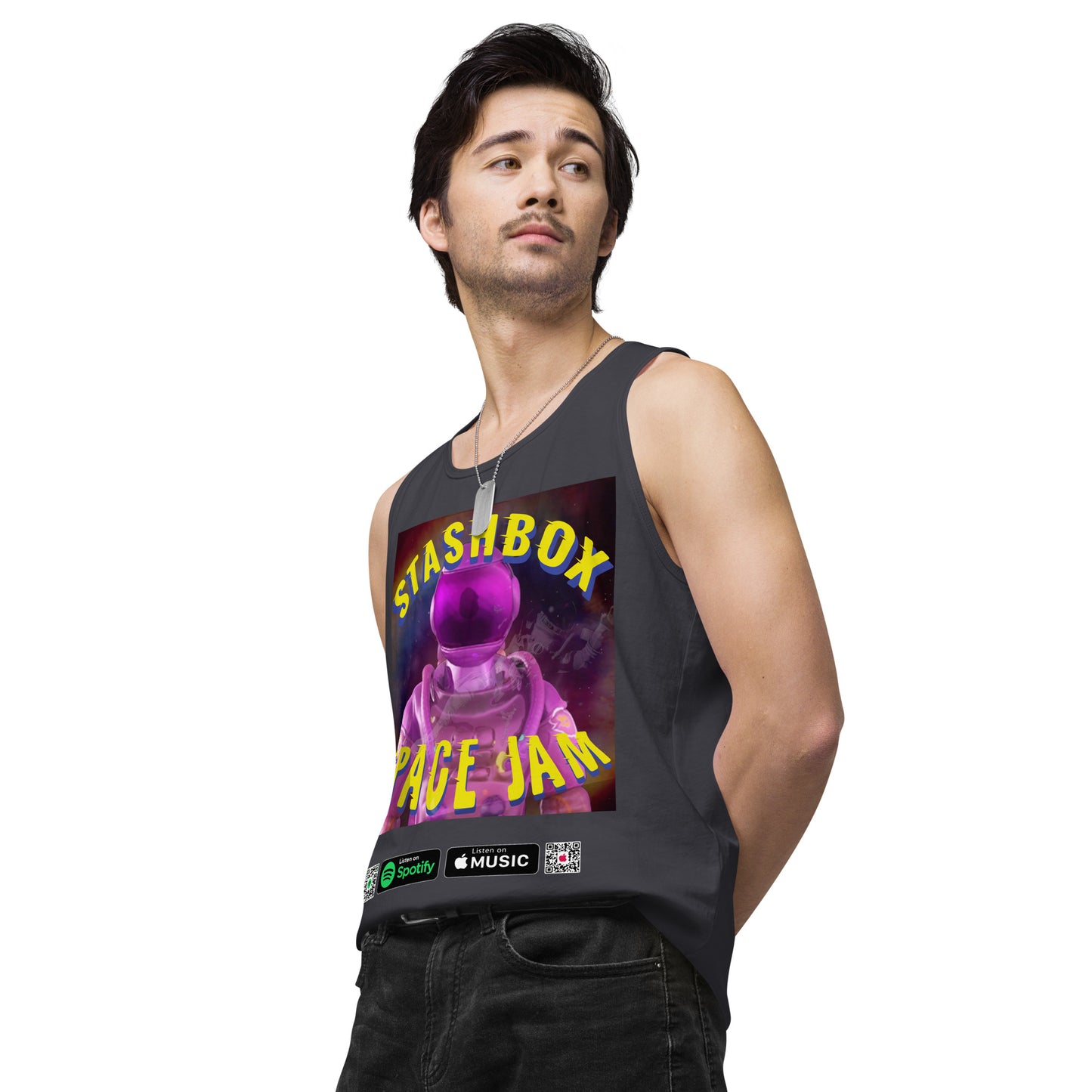 Men’s Premium Tank Top Space Jam Stashbox 005