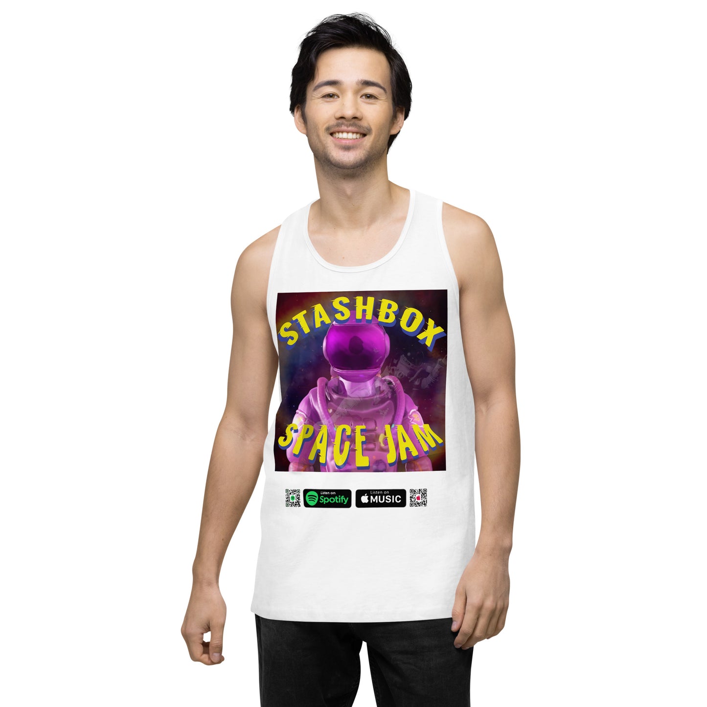 Men’s Premium Tank Top Space Jam Stashbox 005